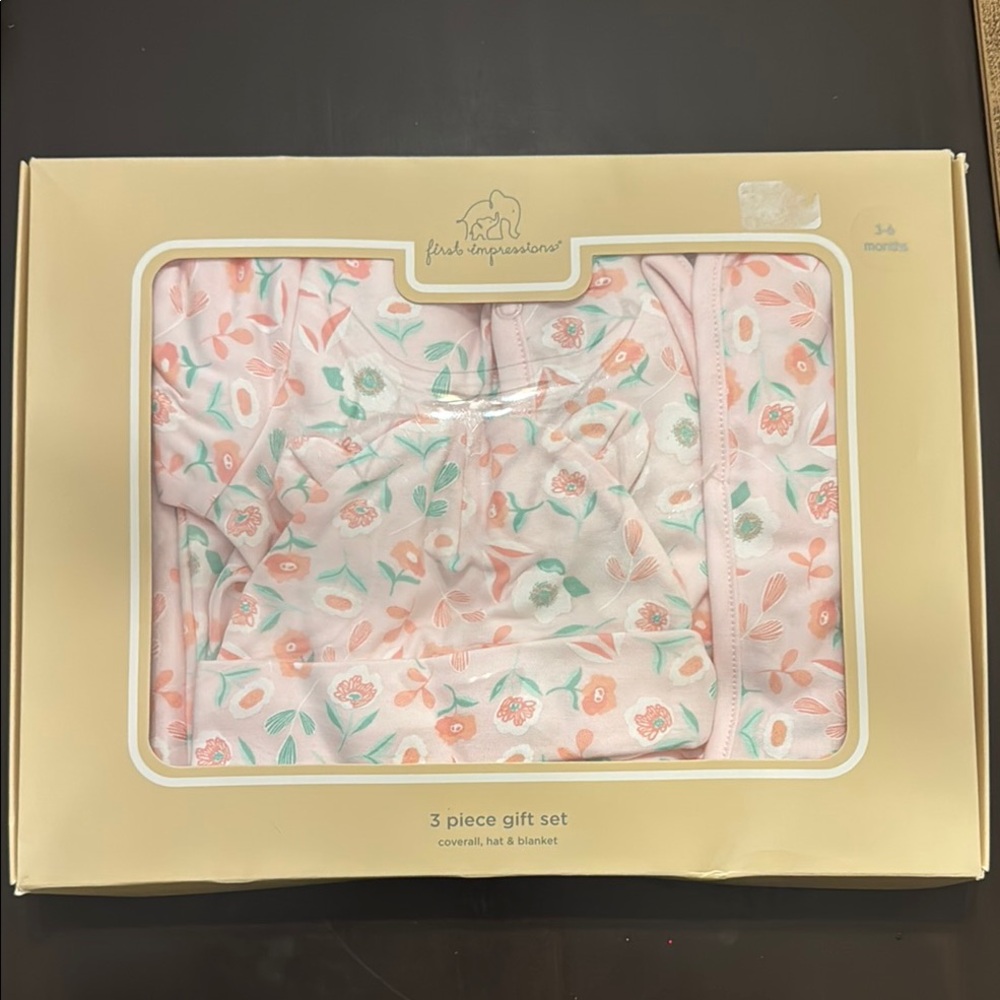 First Impressions 3 Piece Baby Girl Set